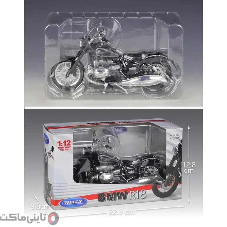 ماکت موتور BMW R18 برند Welly — تصویر ۱۱