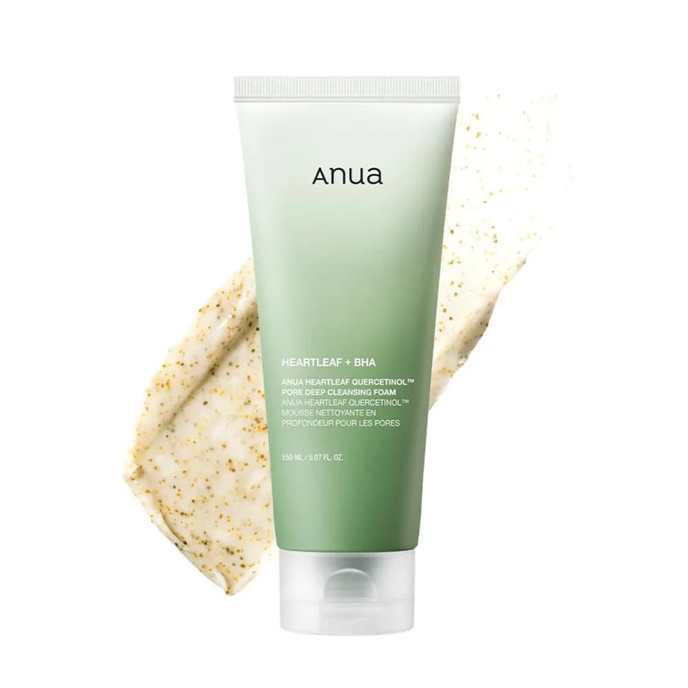 فوم شستشو عمیق پوست آنوا Anua Heartleaf Quercetinol Pore Deep Cleansing Foam