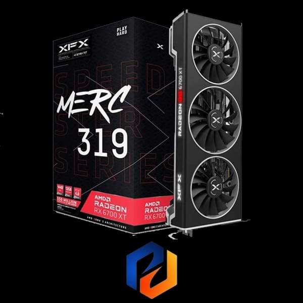 کارت XFX Speedster MERC319 RX 6700 XT BLACK (استوک)