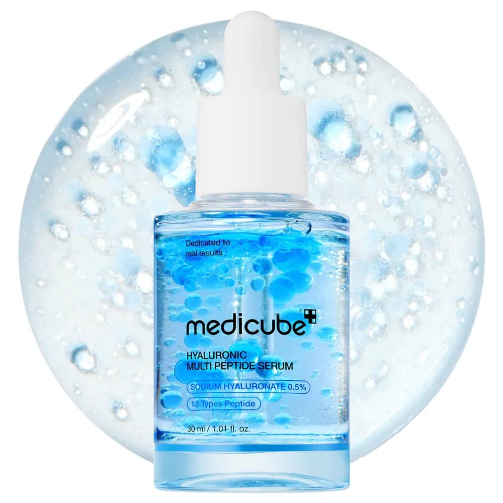 سرم هیالورانیک و مولتی پپتاید مدی کیوب MEDICUBE Hyaluronic Multi Peptide PDRN Serum — تصویر ۸