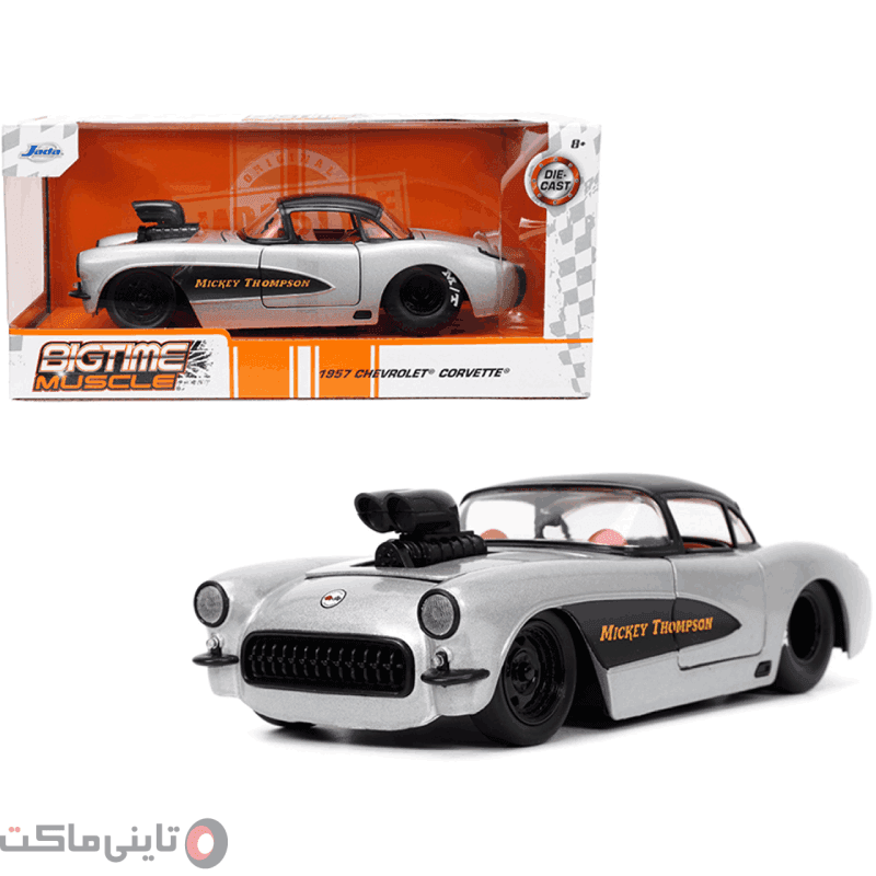 ماکت ماشین 1957 Chevy Corvette برند Jada — تصویر ۵