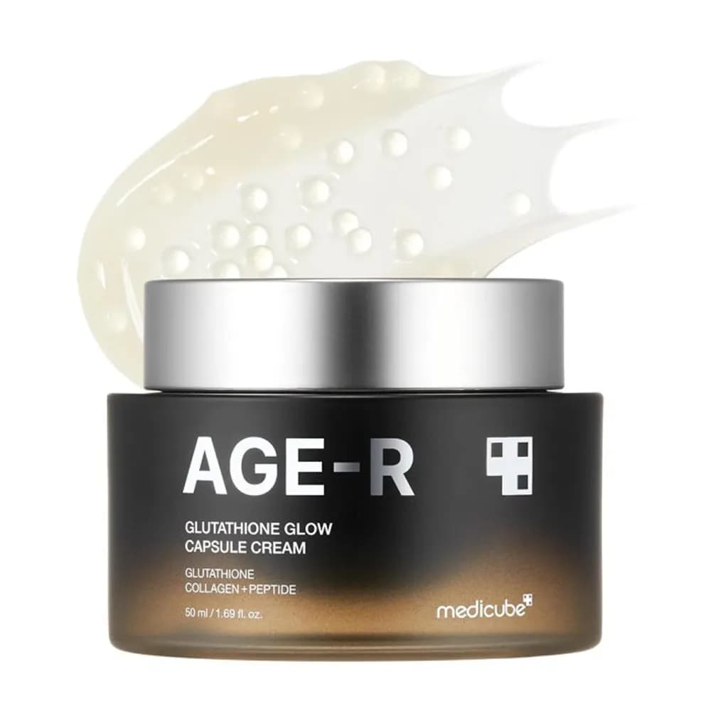کرم کپسولی جوانساز و روشن کننده گلوتاتیون مدی کیوب medicube age-r glutathione glow capsule cream