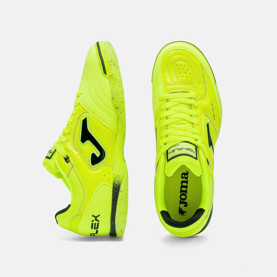 کفش فوتسال جوما مدل TOP FLEX 2609 FLUOR YELLOW INDOOR