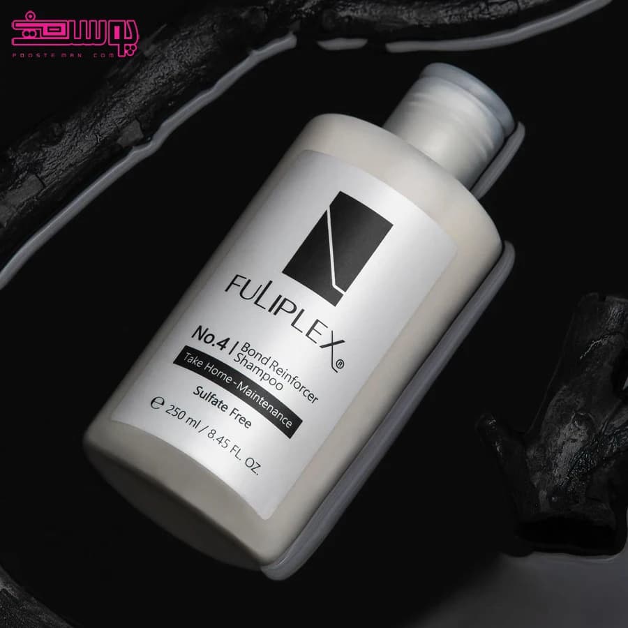 شامپو ترمیم کننده و بازسازی کننده ساقه مو فولیپلکس شماره 4 حجم 250mL — تصویر ۴