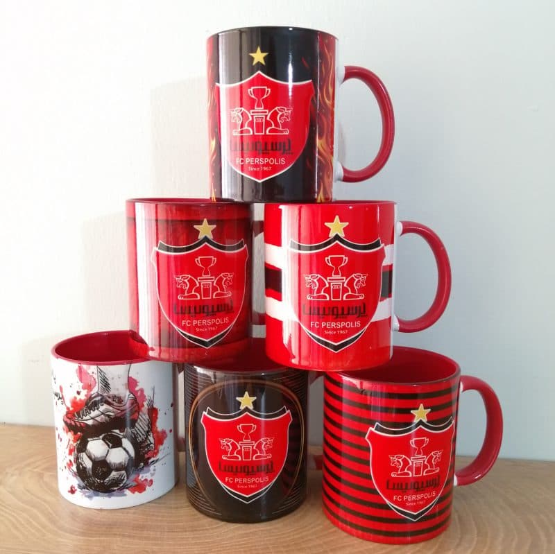 ماگ سرامیکی چاپی طرح باشگاه پرسپولیس (8طرح)
