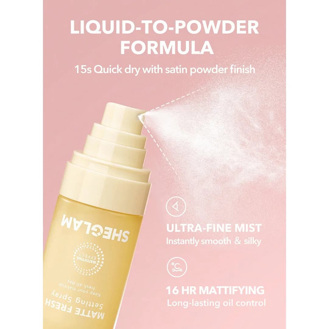اسپری فیکس MATTE FRESH شیگلم ۵۵میل — تصویر ۷