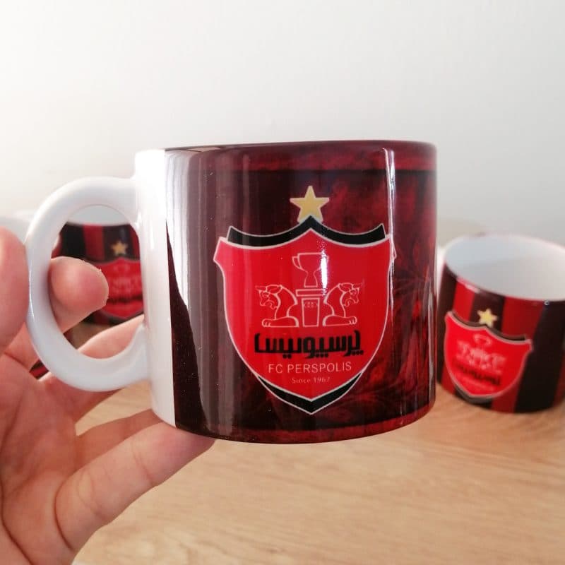 نیم ماگ سرامیکی چاپی طرح “باشگاه پرسپولیس”