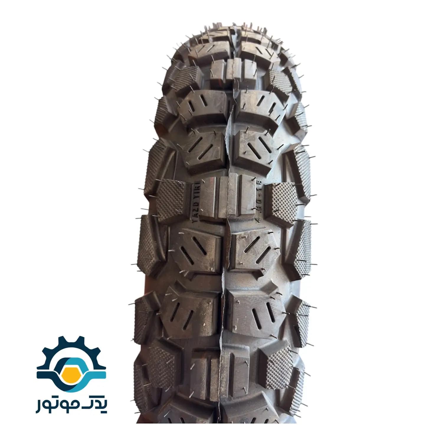 لاستیک عقب موتور سیکلت تریل سایز 18-460 یزد تایر — تصویر ۵