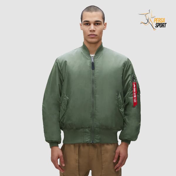 کاپشن خلبانی آلفا MA-1 BOMBER JACKET Green — تصویر ۵