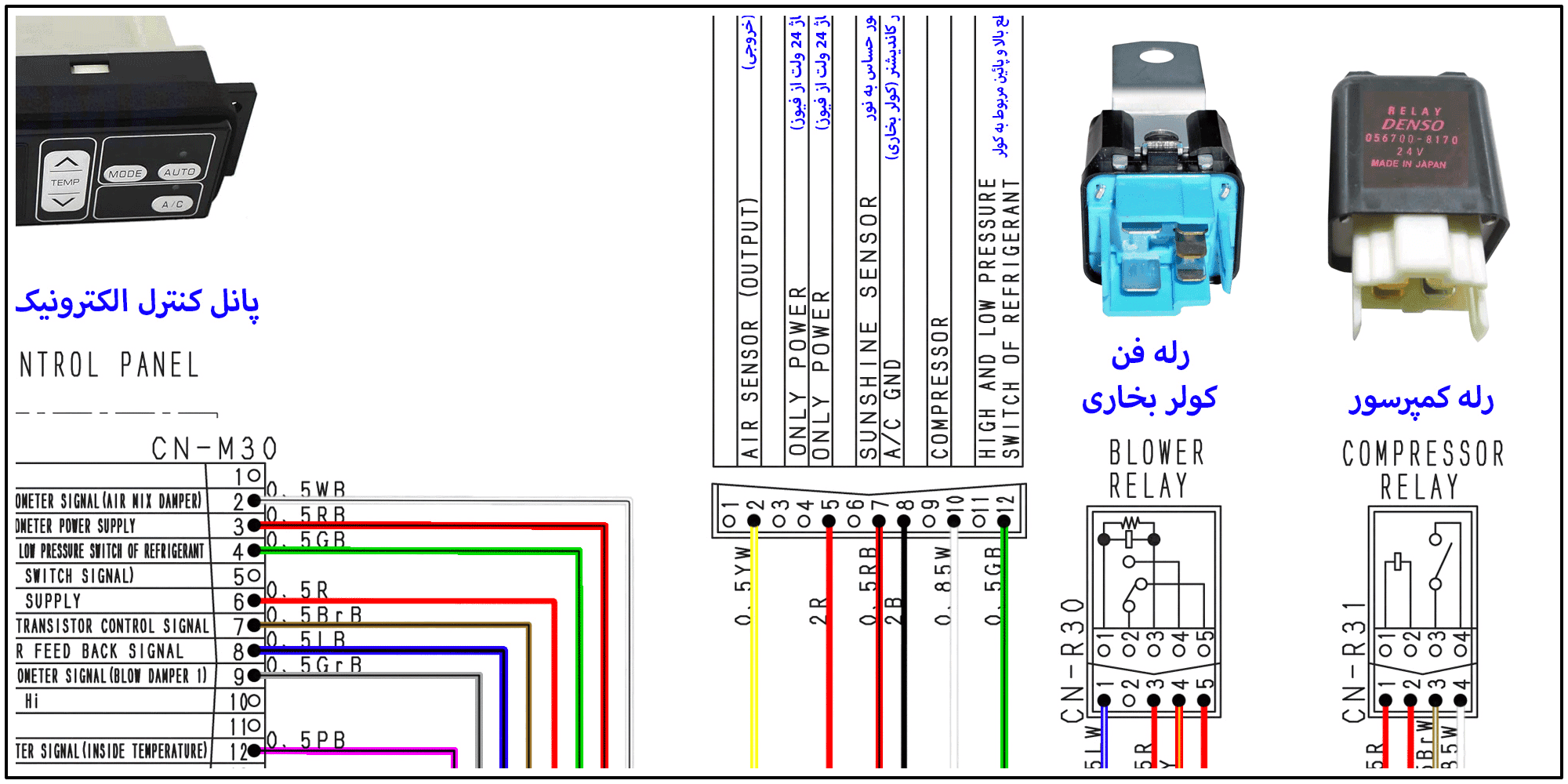شاپ منوال و نقشه رنگی ، فارسی شده به همراه عکس قطعات بیل مکانیکی کوماتسو PC200-7 و PC220-7 200-7 220-7 — تصویر ۵