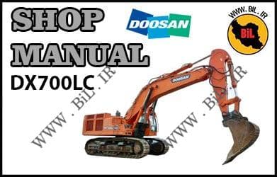 کاتالوگ راهنما و نقشه بیل مکانیکی دوسان dx700lc — تصویر ۴