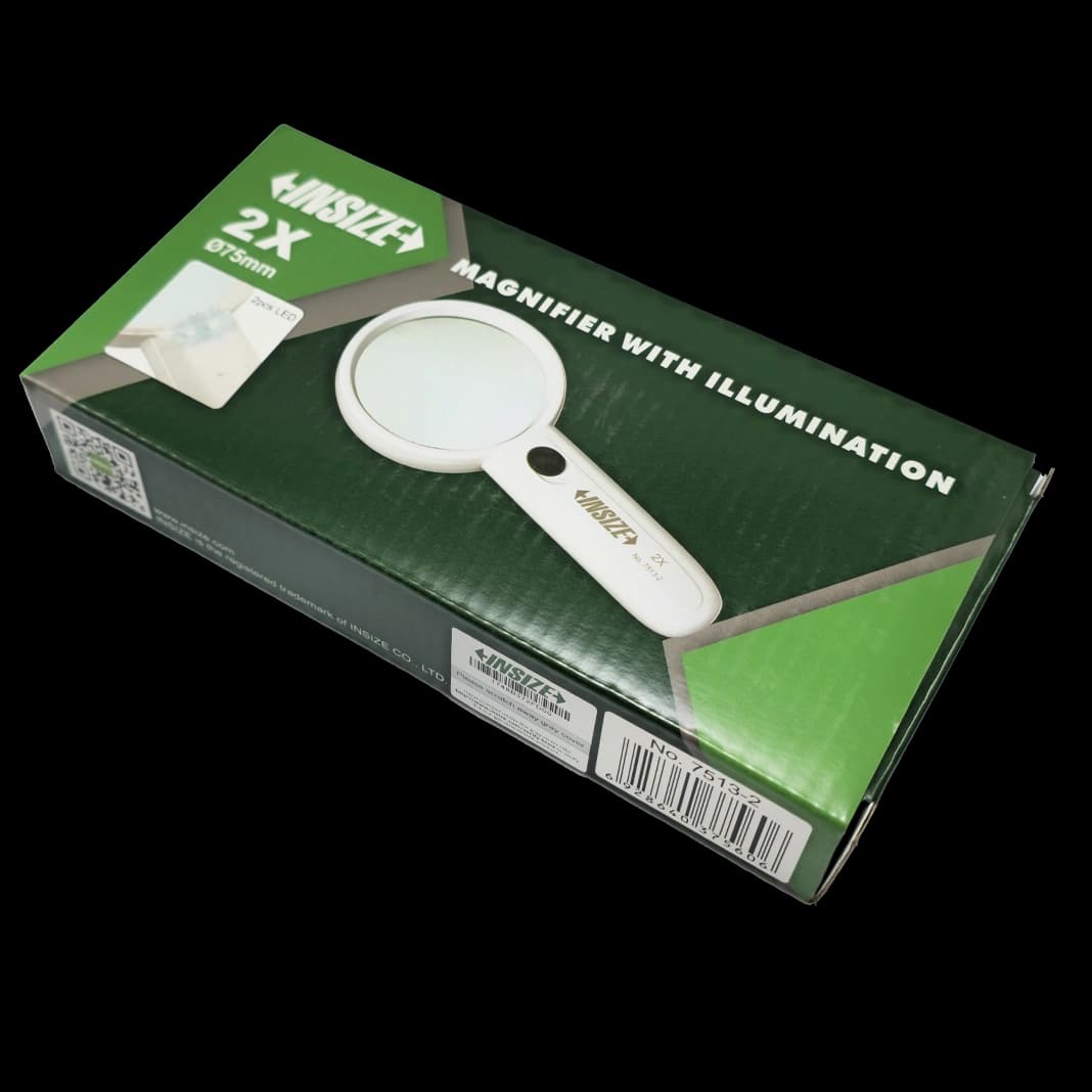 ذره بین 2X چراغ دار INSIZE 7513-2 — تصویر ۷