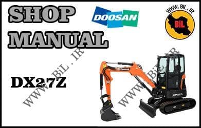 راهنما و نقشه بیل مکانیکی دوسان dx27z