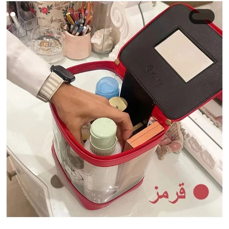 کیف لوازم آرایش و گریم زنانه بونو مدل رویال مجموعه ۳ عددی — تصویر ۵