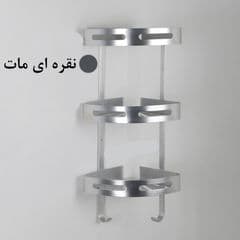 قفسه حمام تیبیکو مدل کنجی سه طبقه — تصویر ۱۲