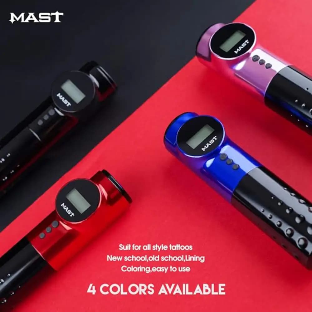 دستگاه تتو وایرلس مست آرچر Mast Archer Wireless — تصویر ۱۲