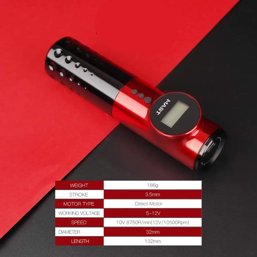دستگاه تتو وایرلس مست آرچر Mast Archer Wireless — تصویر ۶