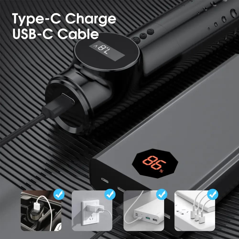 دستگاه تتو وایرلس مست آرچر Mast Archer Wireless — تصویر ۹