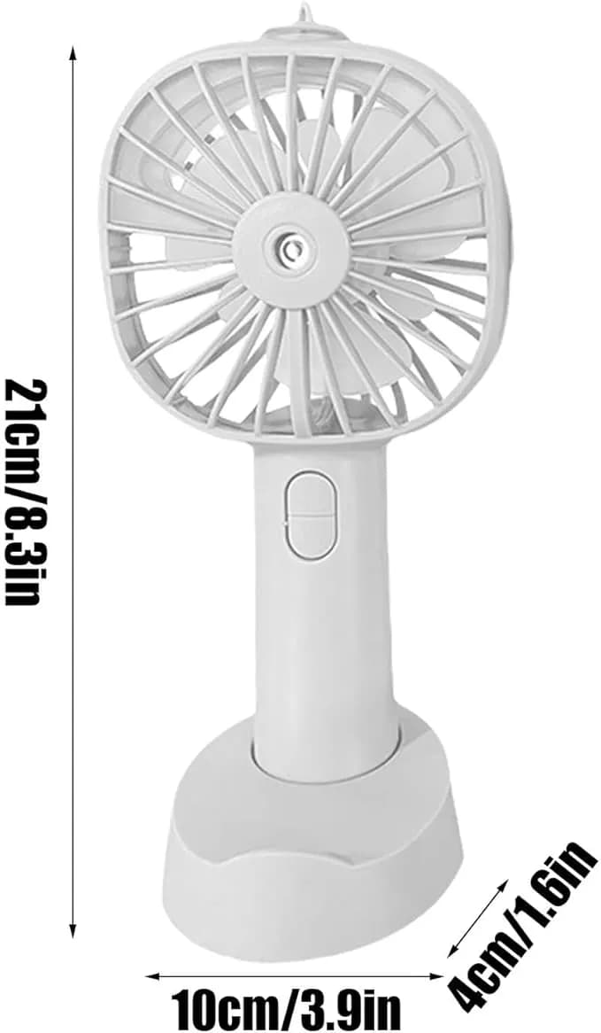 پنکه دستی شارژی مه پاش-spray mist — تصویر ۹