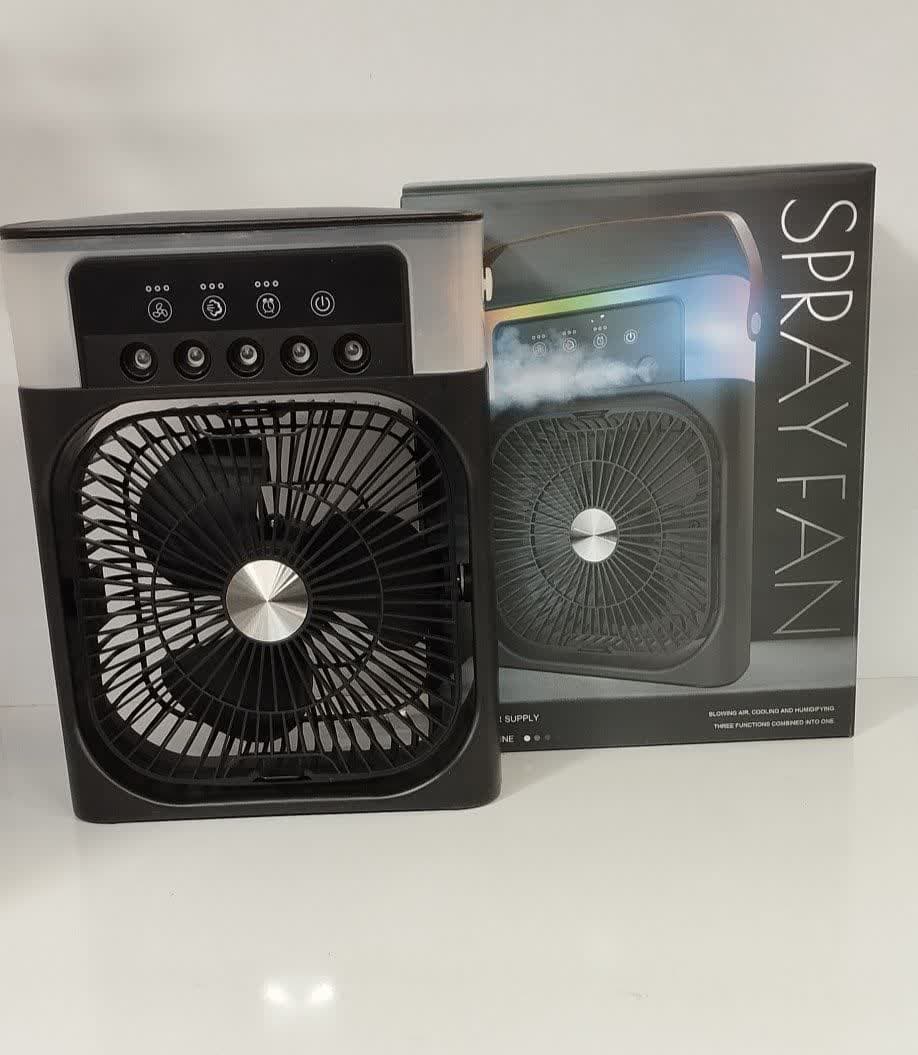 پنکه مه پاش رومیزی شارژی مدل SPRAY FAN