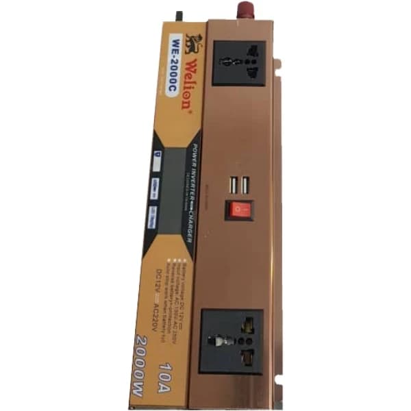 اینورتر شارژر ویلیون مدل WE-2000C10AMP ظرفیت 2000 وات — تصویر ۷