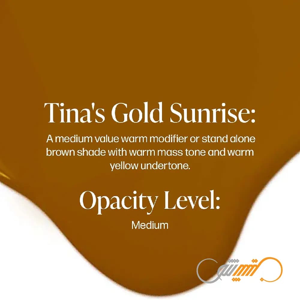 رنگ تتو تیناز گلد پرما بلند Perma Blend Tina’s Gold — تصویر ۵