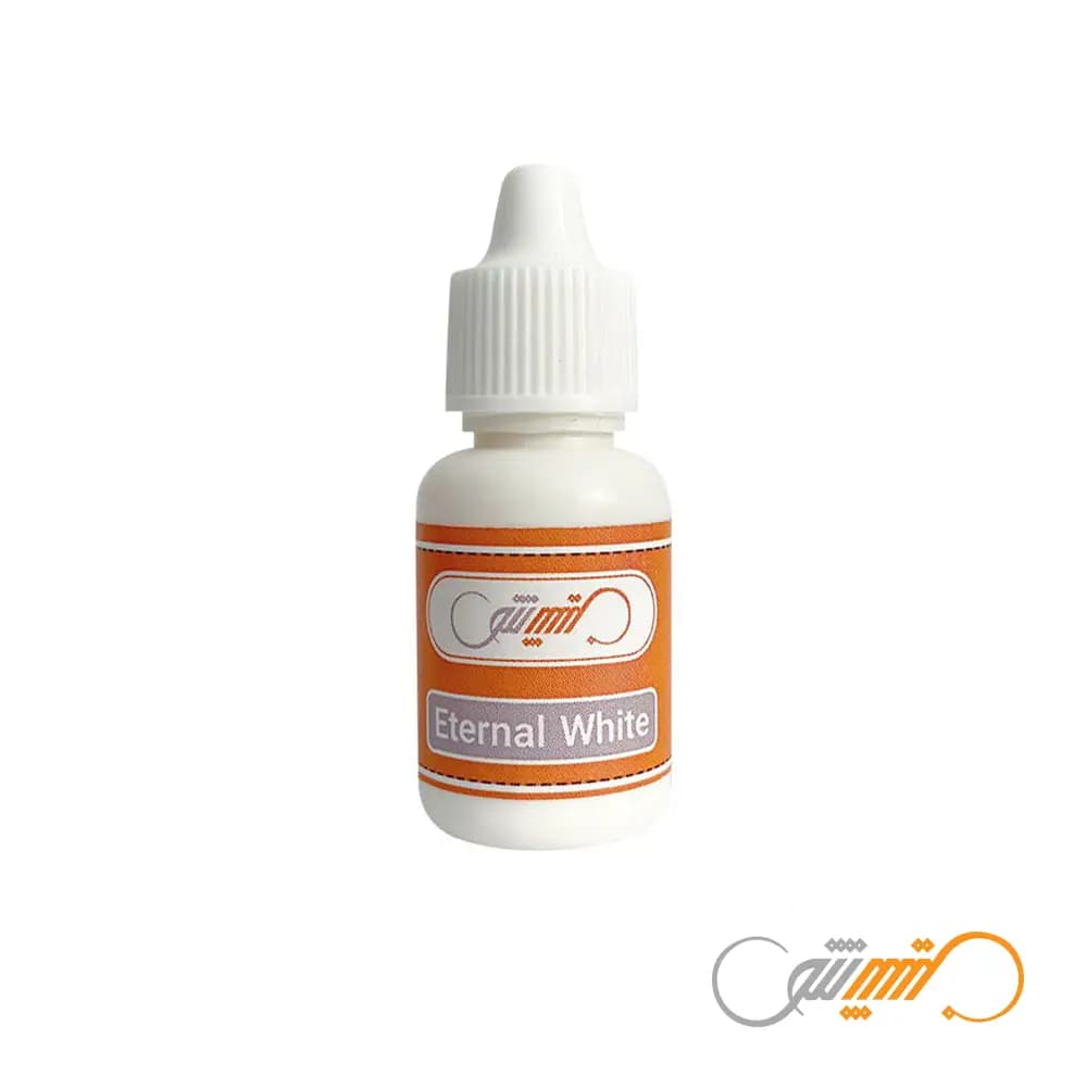 رنگ تتو اترنال سفید Eternal Ink white حجم 10 میل