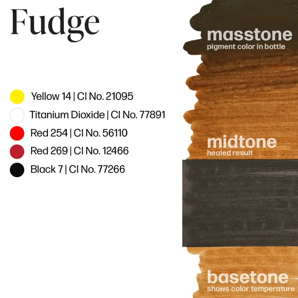 رنگ تاتو پرمابلند فوج Perma Blend Fudge — تصویر ۳