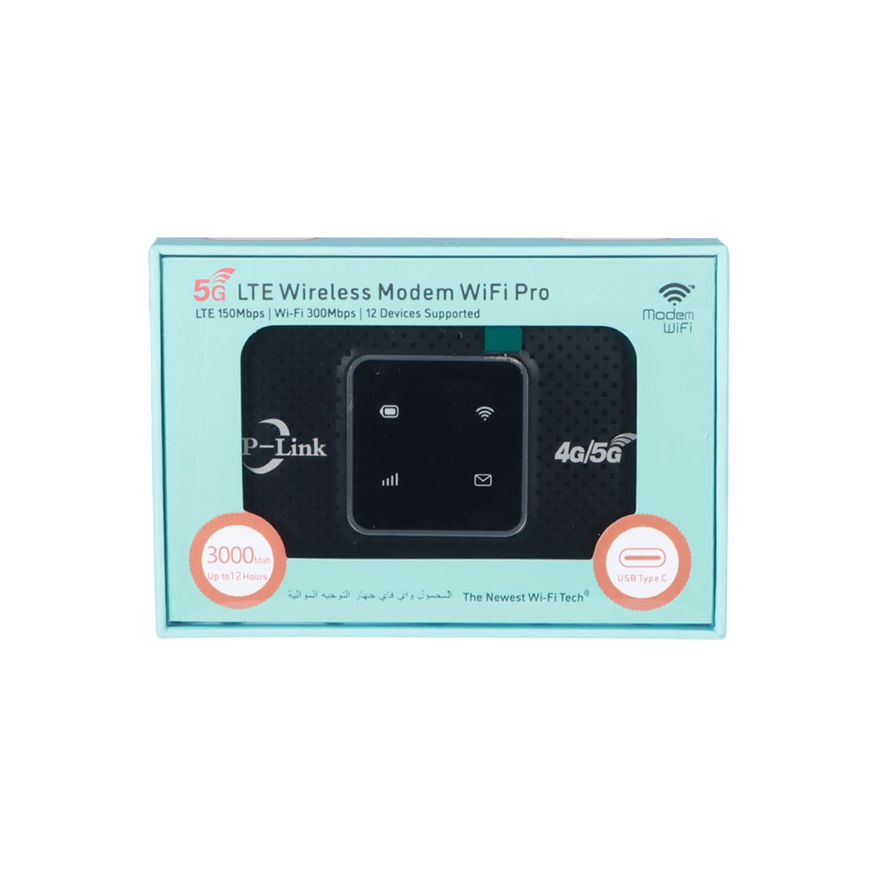 مودم همراه JP-LINK مدل E5880-B FDD/TDD LTE – مشکی