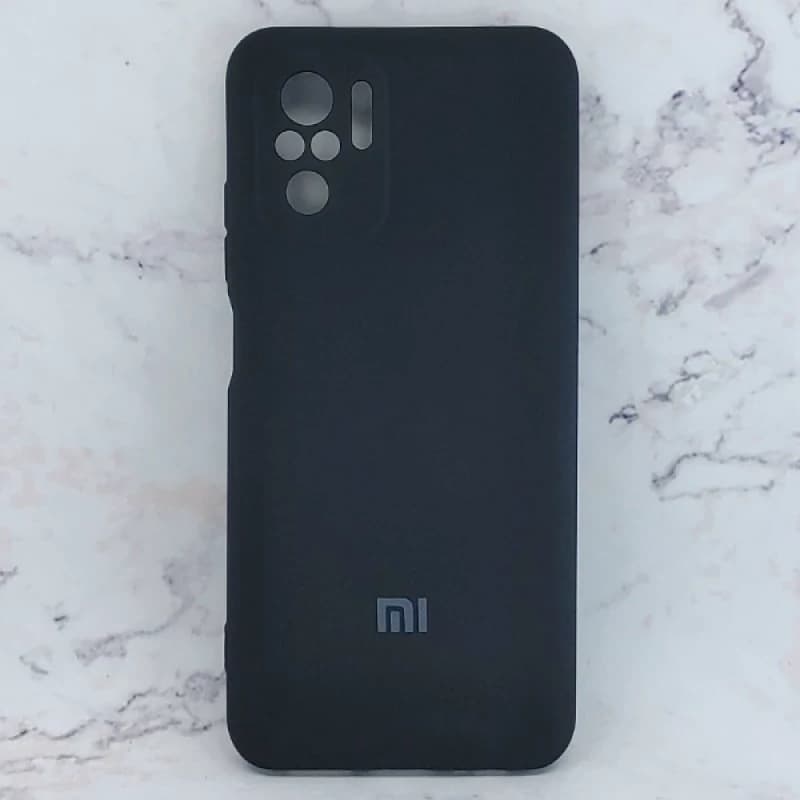 قاب گوشی سیلیکونی برای شیائومی Redmi Note 10 4G / Note 10s-مشکی