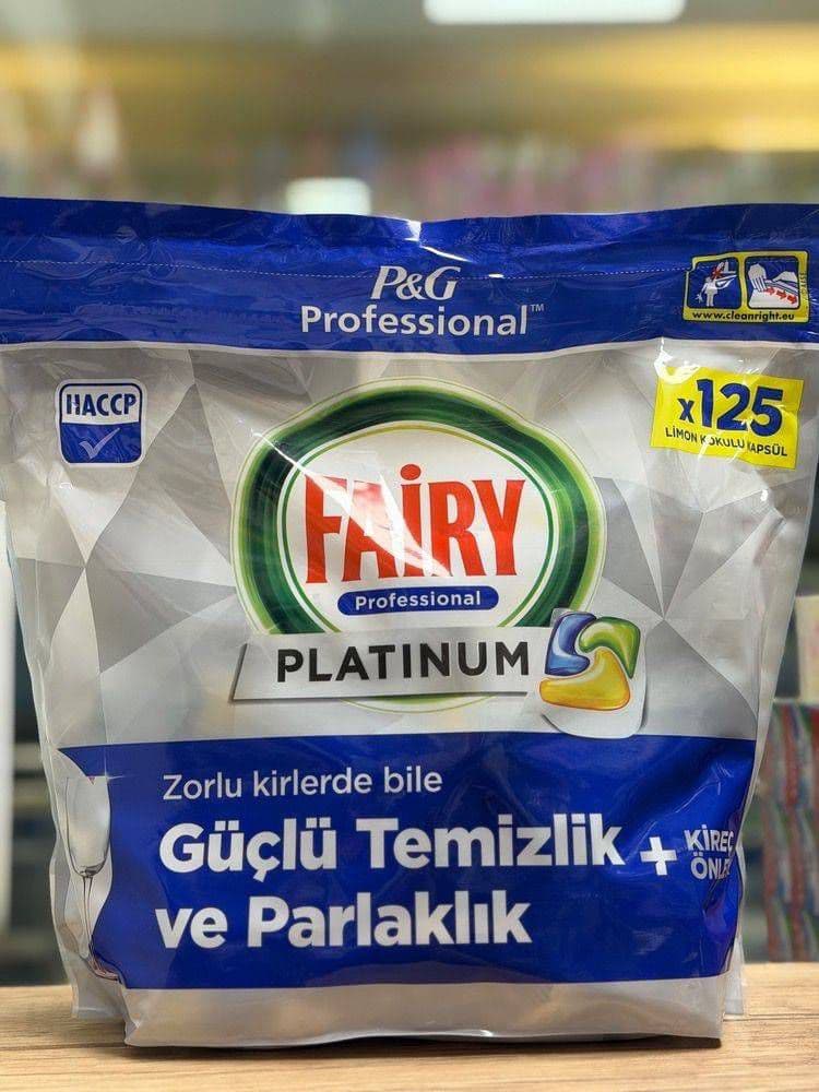 قرص ظرفشویی فیری ۱۲۵عددی پلاتینیوم وارداتی
