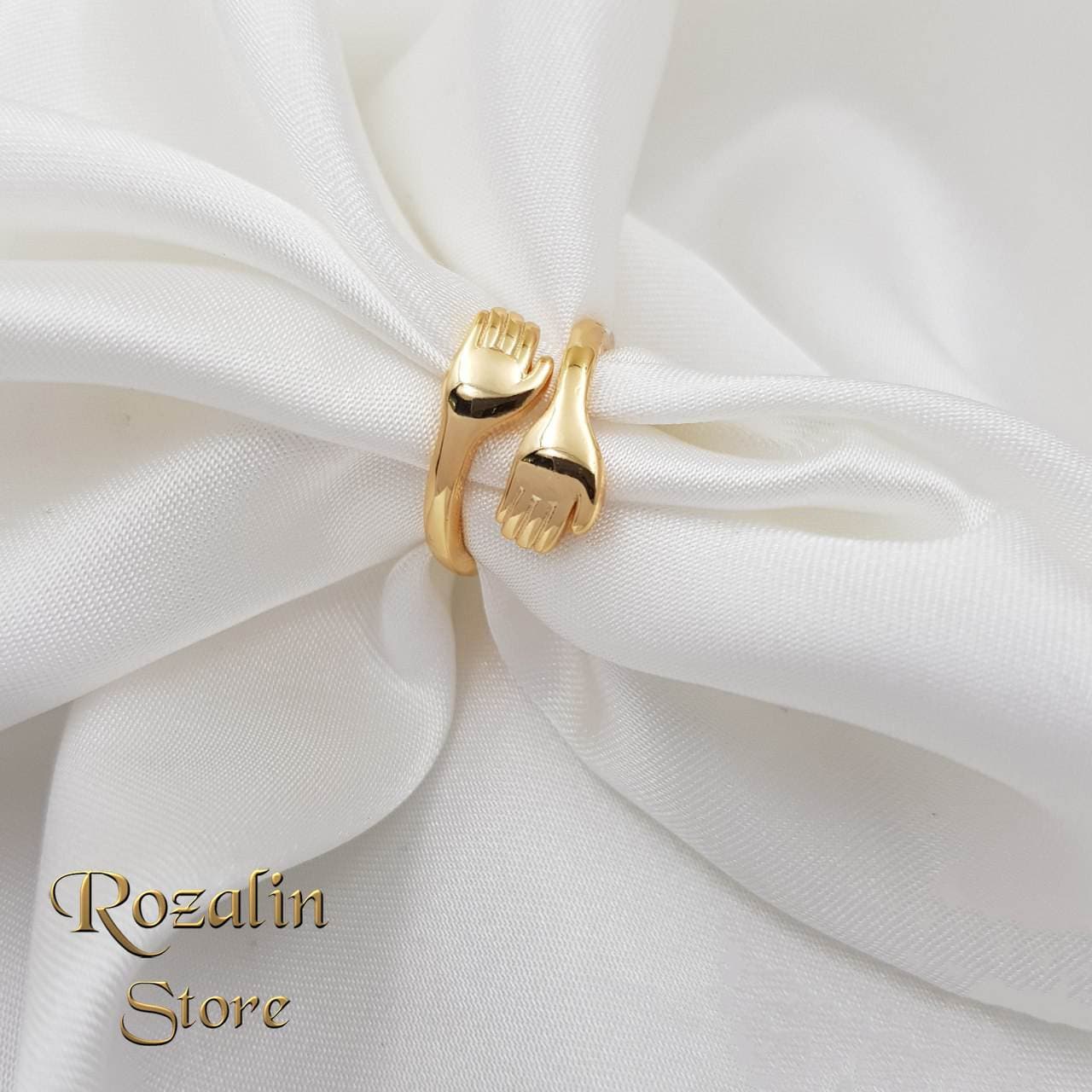 انگشتر زنانه وای اس ایکس مدل آغوش کد RS-453