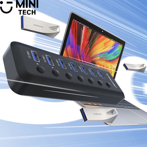 هاب 7 پورت USB3.0 لمورل TC-111 — تصویر ۱۲