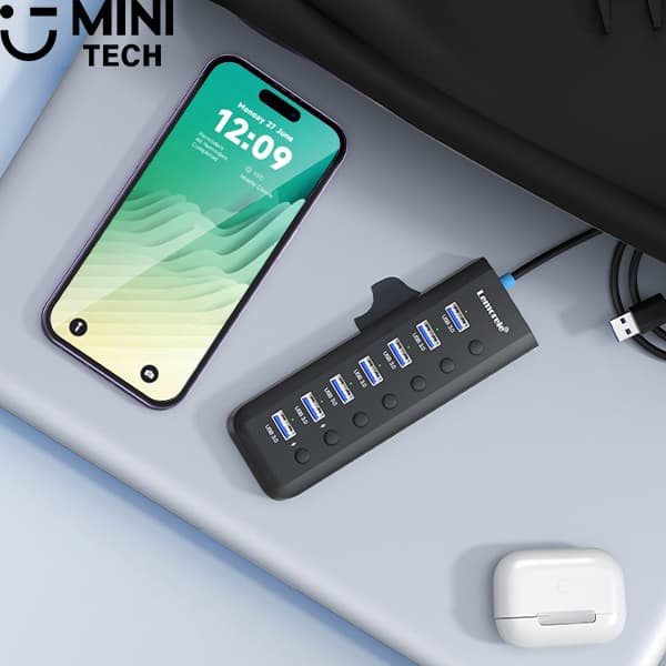 هاب 7 پورت USB3.0 لمورل TC-111 — تصویر ۵