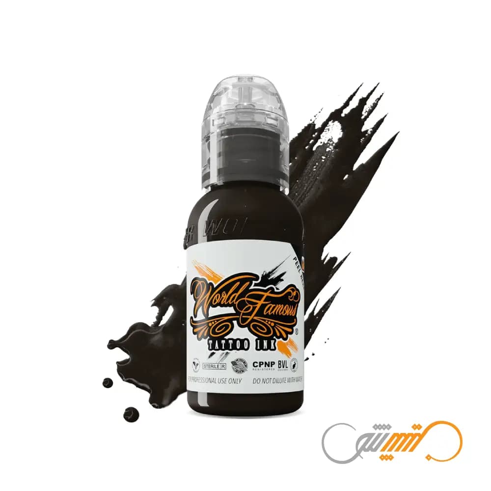 رنگ تتو ورد فیمس بدلنز براون World Famous Ink Badlands Brown