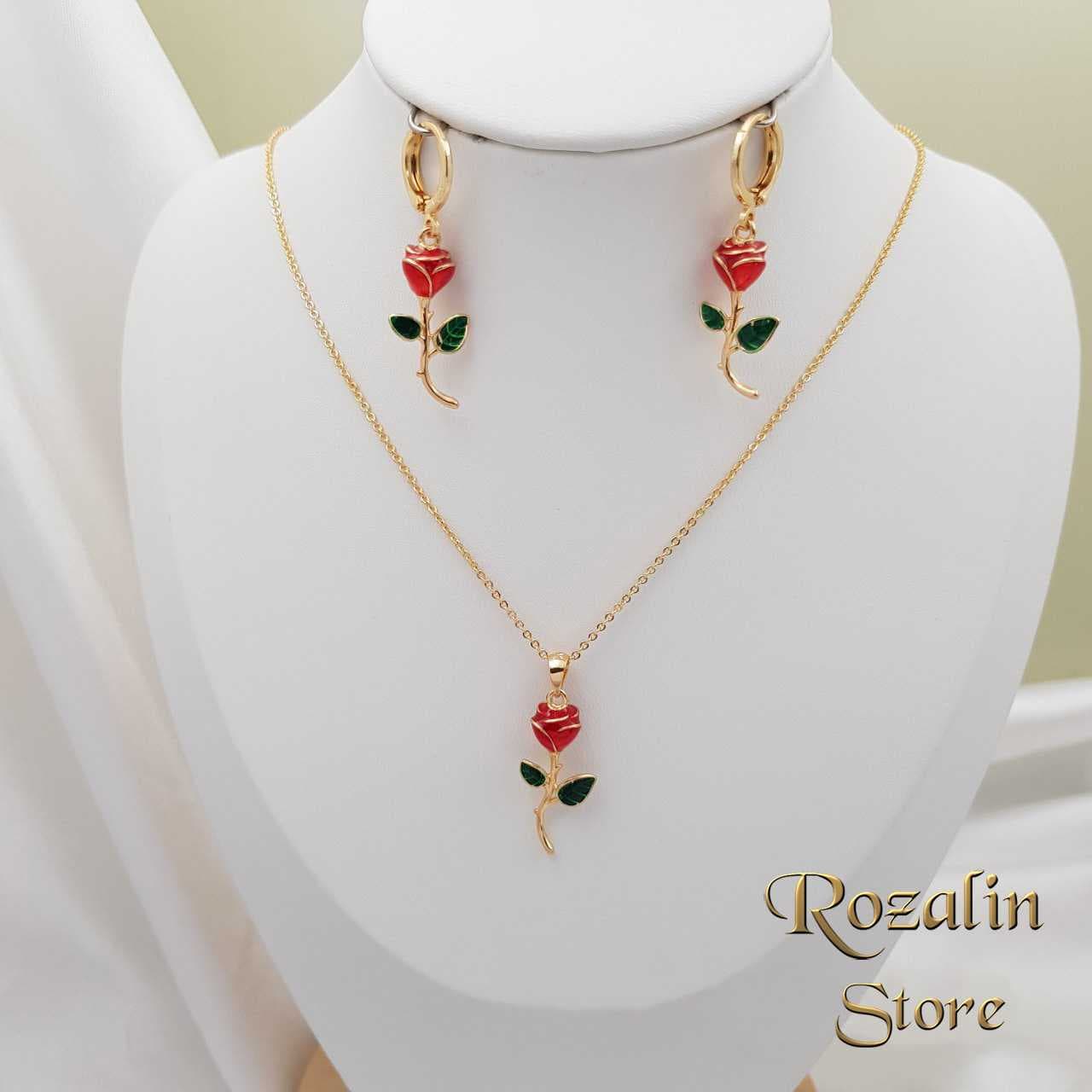 نیم ست زنانه وای اس ایکس مدل گل رز کد RS-482
