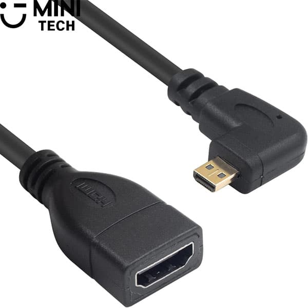 تبدیل HDMI ماده به Micro HDMI نری 90 درجه — تصویر ۴