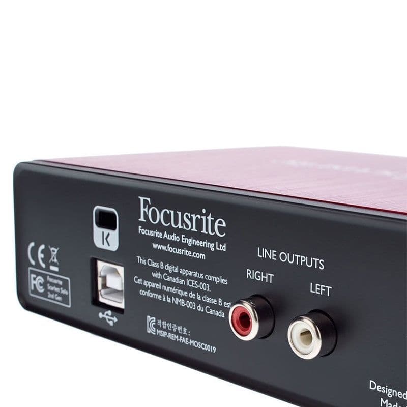 کارت صدای حرفه ای Focusrite Scarlett Solo G2 — تصویر ۱۰