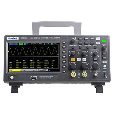 اسیلوسکوپ 100 مگاهرتز 2 کانال با فانکشن ژنراتور هانتک DSO-2D10