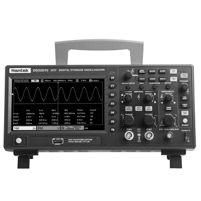 اسیلوسکوپ 150 مگاهرتز 2 کانال با فانکشن ژنراتور هانتک DSO-2D15
