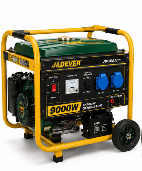 موتور برق بنزینی جادور (Jadever) 9000 وات استارت هندلی مدل JDGEAA11 — تصویر ۱۲