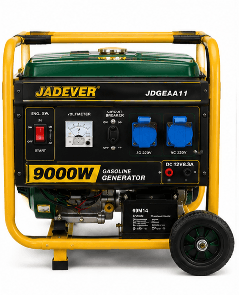 موتور برق بنزینی جادور (Jadever) 9000 وات استارت هندلی مدل JDGEAA11
