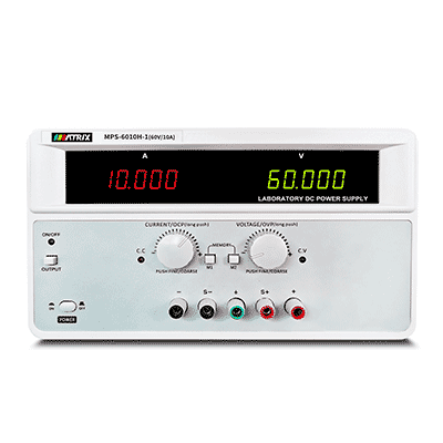 منبع تغذیه خطی 60 ولت 10 آمپر ماتریکس MPS-6010H-1