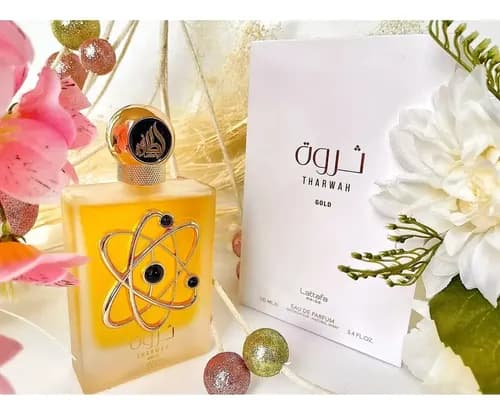 عطر ادوپرفیوم زنانه لطافه مدل ثروه گلد — تصویر ۹