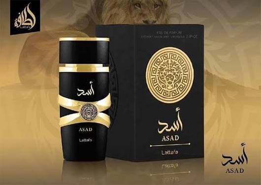 عطر ادوپرفیوم لطافه مدل اسد (مشکی) — تصویر ۹