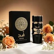 عطر ادوپرفیوم لطافه مدل اسد (مشکی) — تصویر ۴