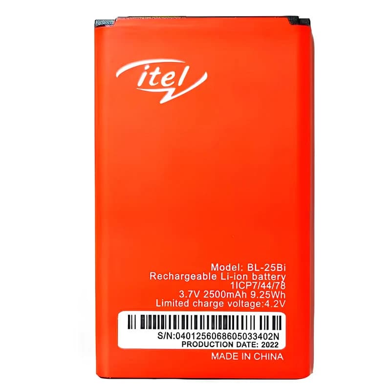 باتری موبایل اورجینال ایتل ITEL BL-25BI — تصویر ۷