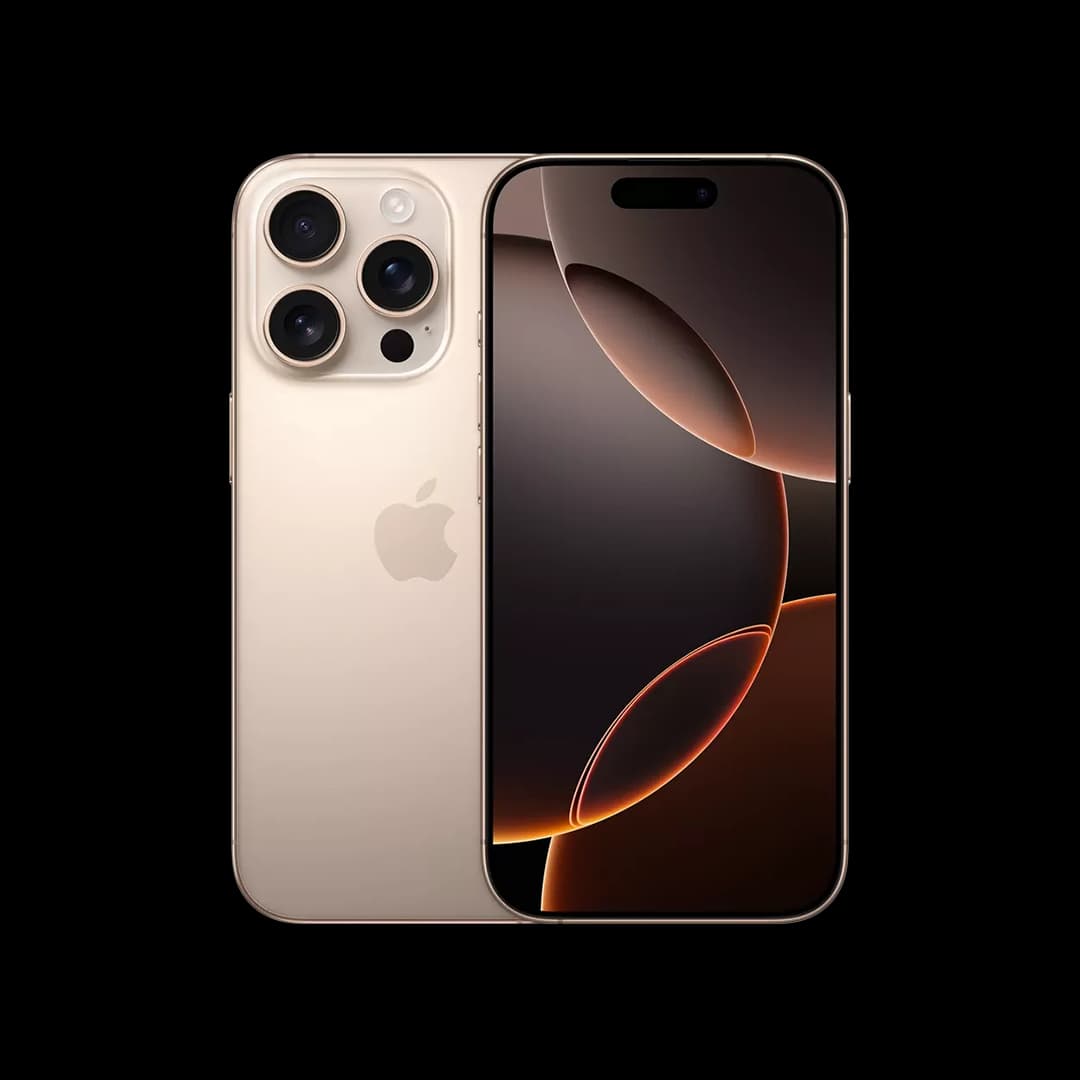 گوشی موبایل iPhone 16 PRO -کارکرده دو سیم کارت ظرفیت 256 گیگابایت رنگ DESERT TITANIUM- رجیستر شده