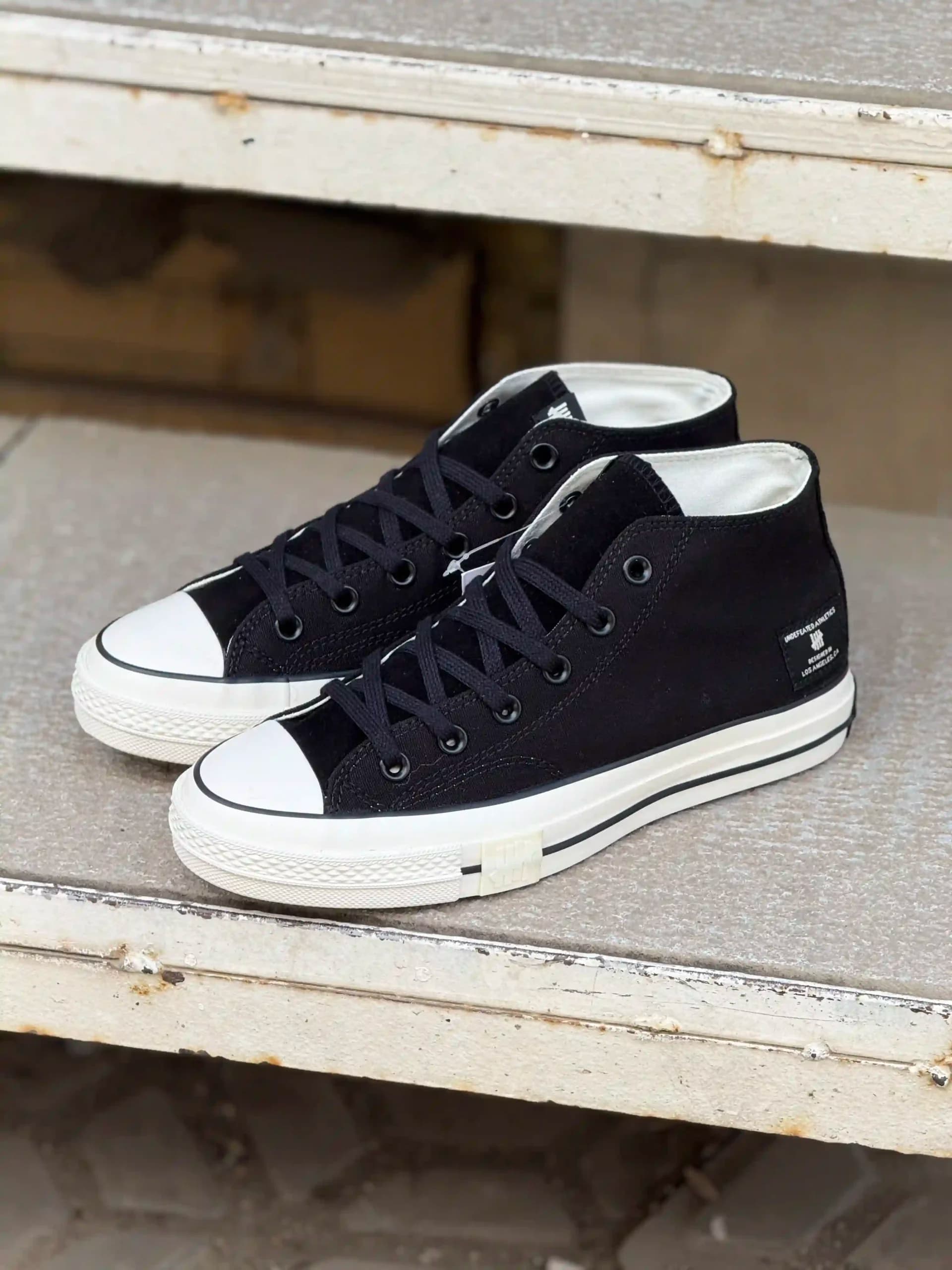 کانورس UNDEFEATED X CONVERSE CHUCK 70 MID- BLACK — تصویر ۶