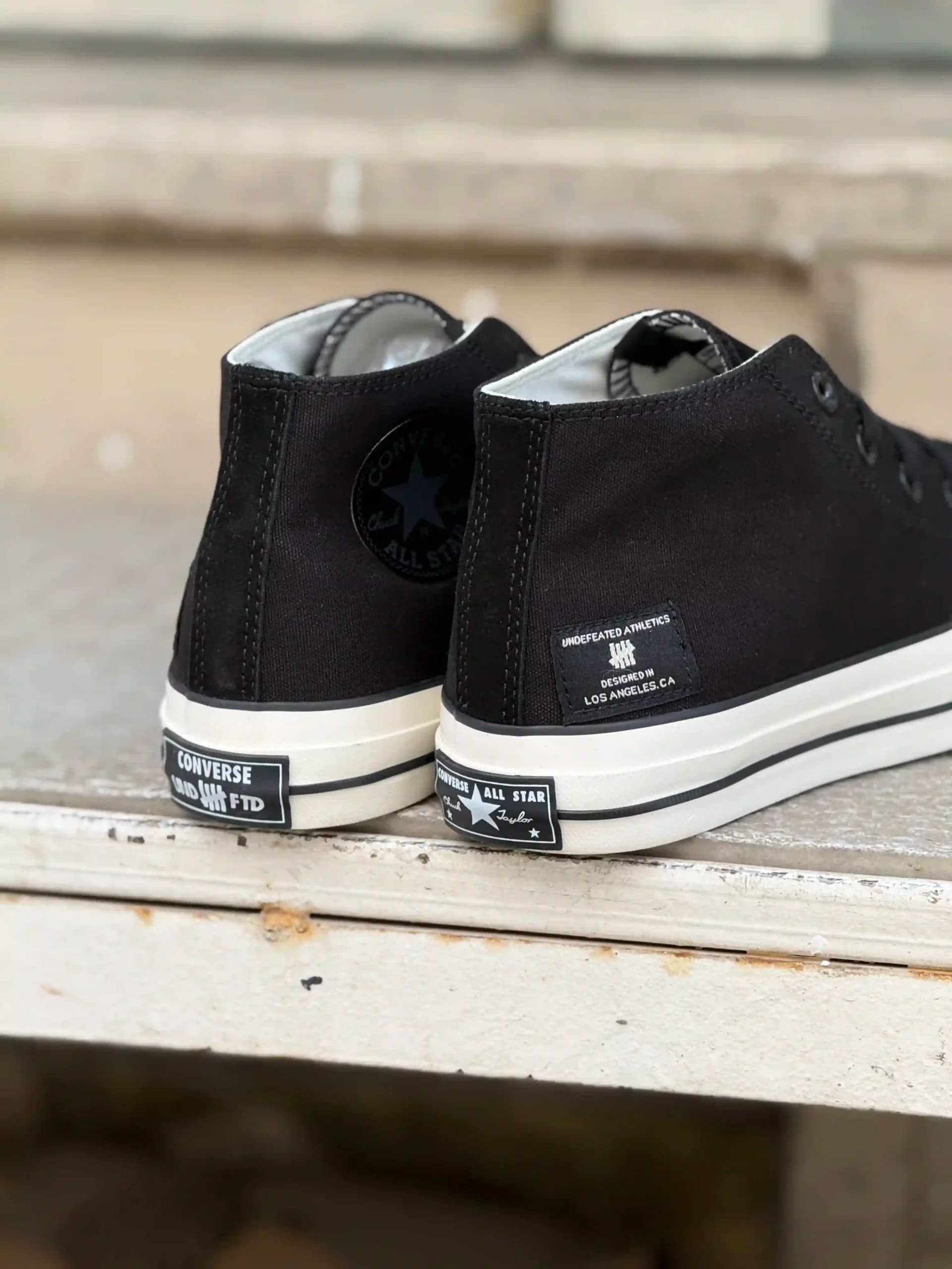 کانورس UNDEFEATED X CONVERSE CHUCK 70 MID- BLACK — تصویر ۸